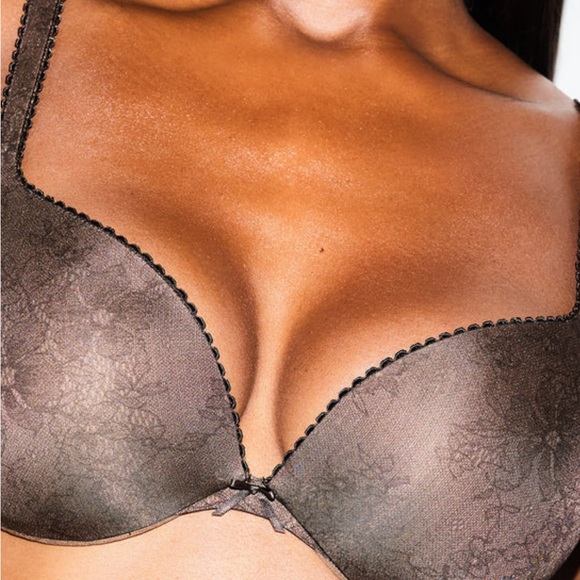SKIMS Brown Lace Contour Bra - Picture 3 of 3